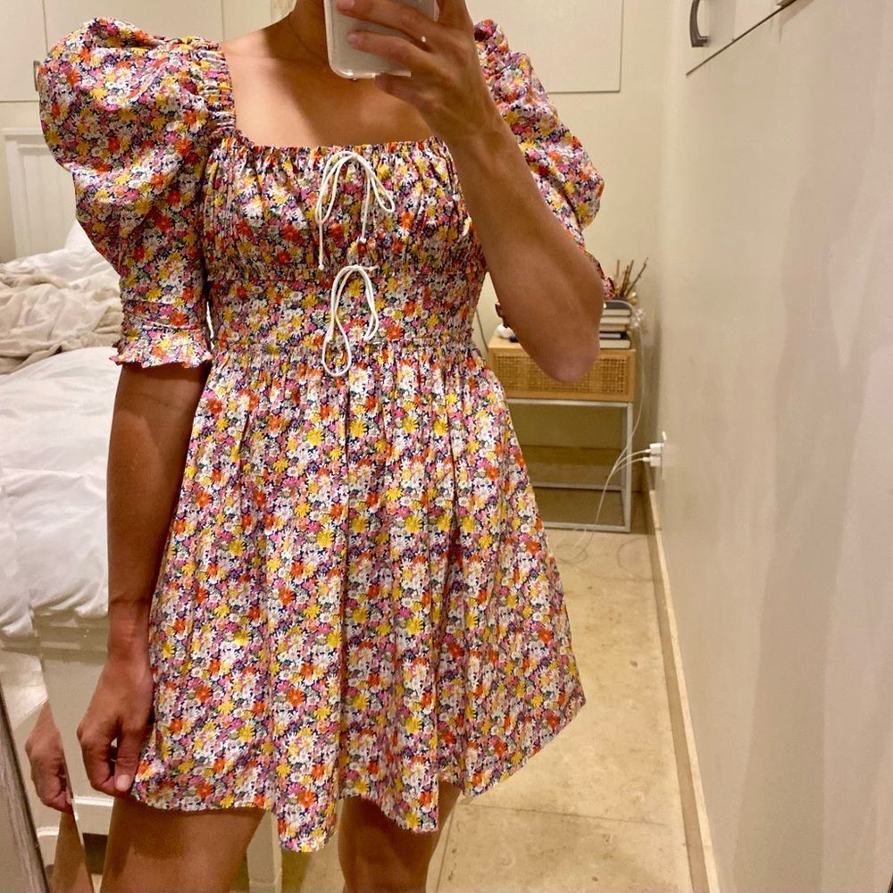 For Love and Lemons LIBBY MINI DRESS Sz XS